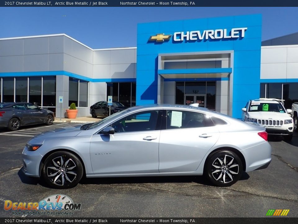 2017 Chevrolet Malibu LT Arctic Blue Metallic / Jet Black Photo #3