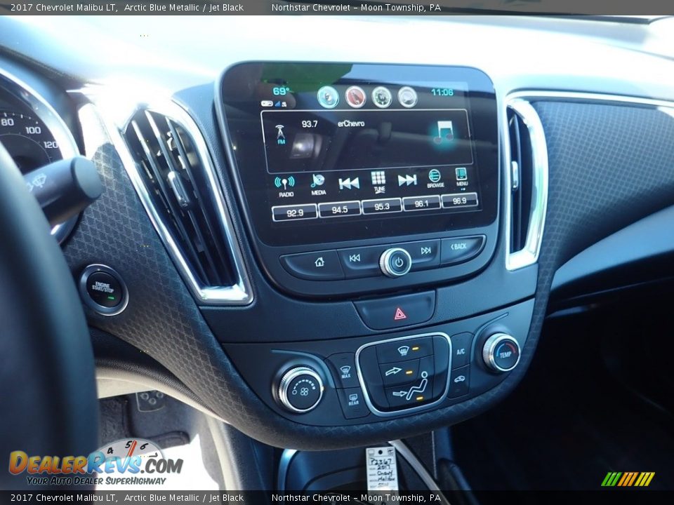 2017 Chevrolet Malibu LT Arctic Blue Metallic / Jet Black Photo #27