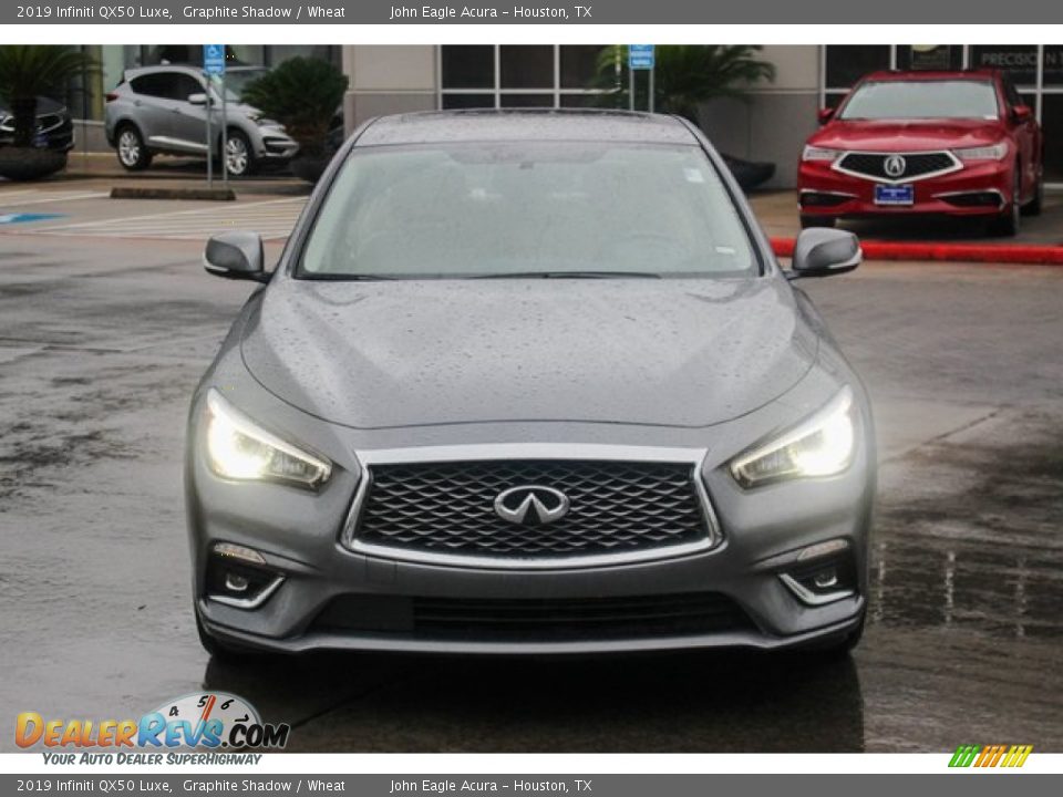 2019 Infiniti QX50 Luxe Graphite Shadow / Wheat Photo #2