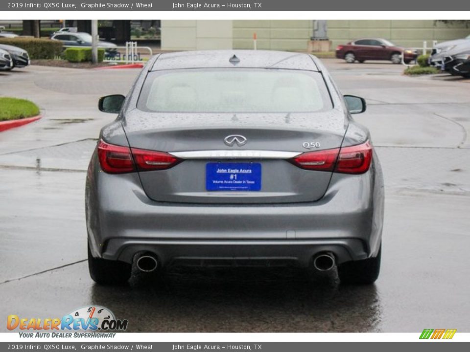 2019 Infiniti QX50 Luxe Graphite Shadow / Wheat Photo #4