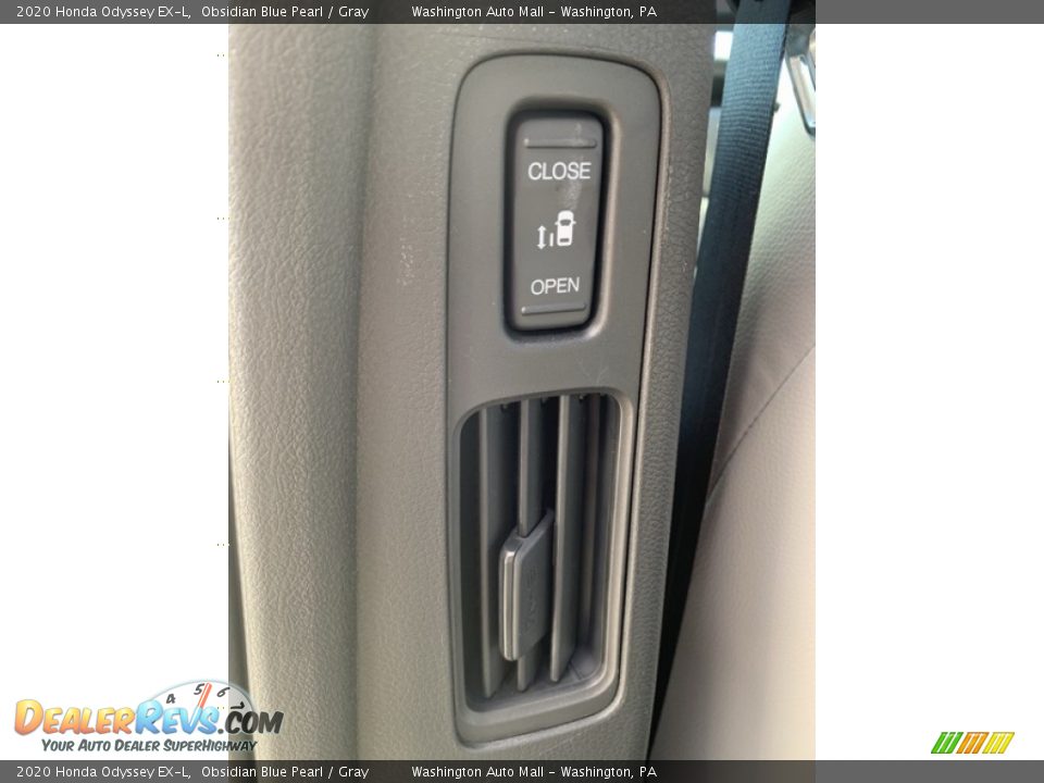 2020 Honda Odyssey EX-L Obsidian Blue Pearl / Gray Photo #19