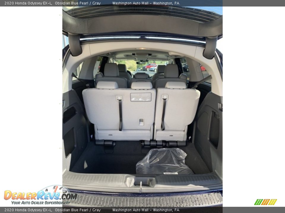 2020 Honda Odyssey EX-L Obsidian Blue Pearl / Gray Photo #21