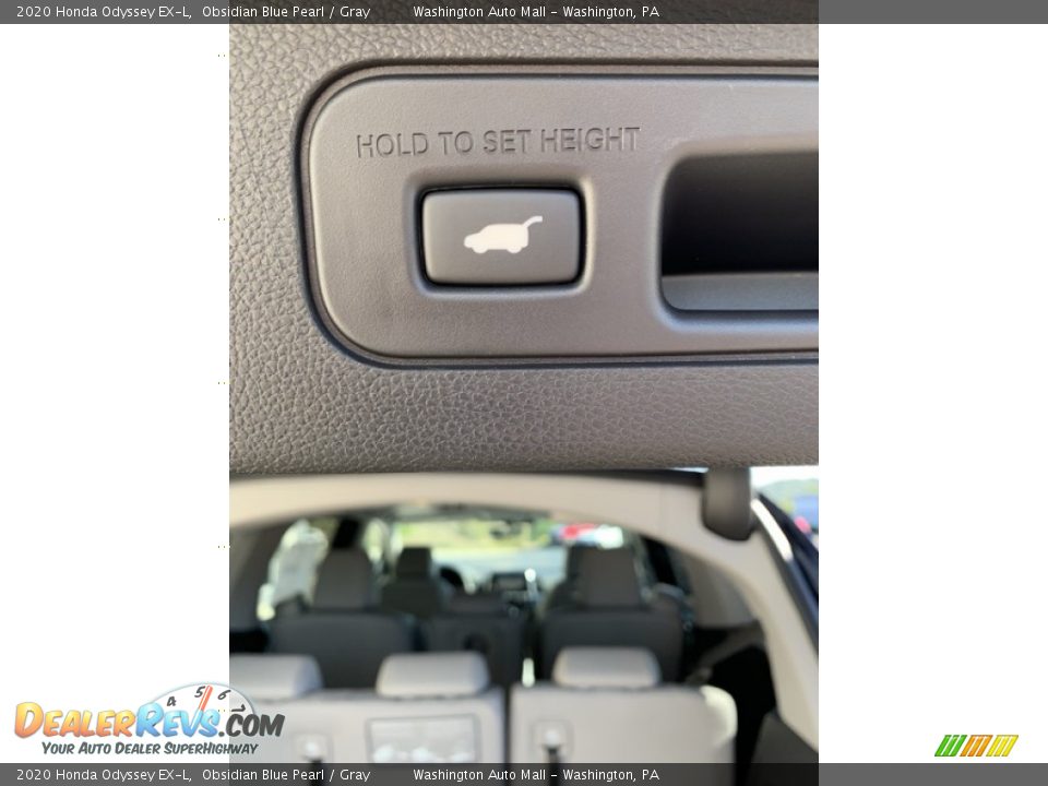 2020 Honda Odyssey EX-L Obsidian Blue Pearl / Gray Photo #22