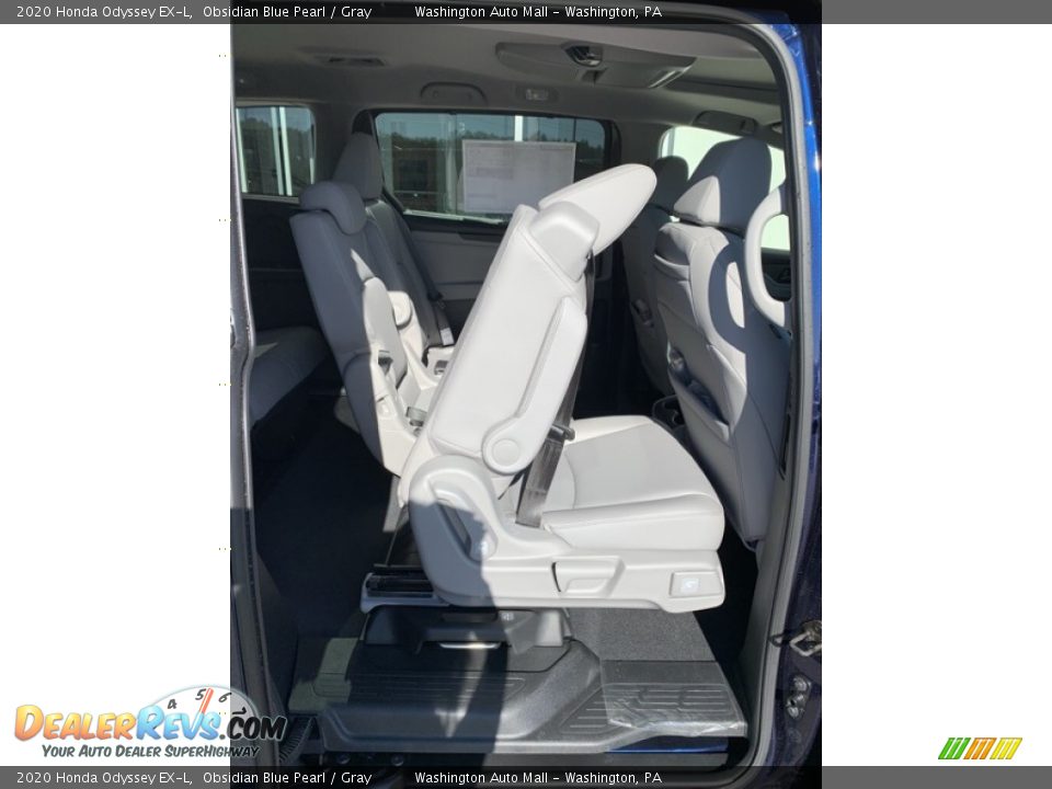 2020 Honda Odyssey EX-L Obsidian Blue Pearl / Gray Photo #24