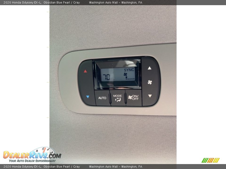 2020 Honda Odyssey EX-L Obsidian Blue Pearl / Gray Photo #27