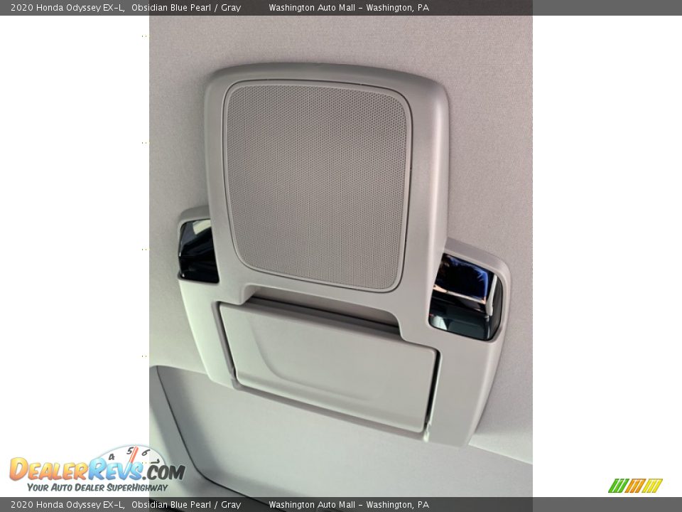 2020 Honda Odyssey EX-L Obsidian Blue Pearl / Gray Photo #28