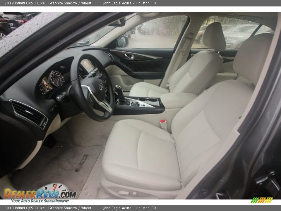 Front Seat of 2019 Infiniti QX50 Luxe Photo #18