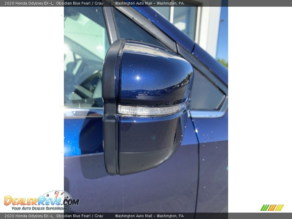 2020 Honda Odyssey EX-L Obsidian Blue Pearl / Gray Photo #35