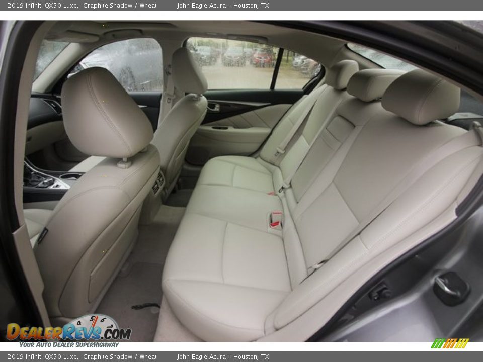 Rear Seat of 2019 Infiniti QX50 Luxe Photo #20