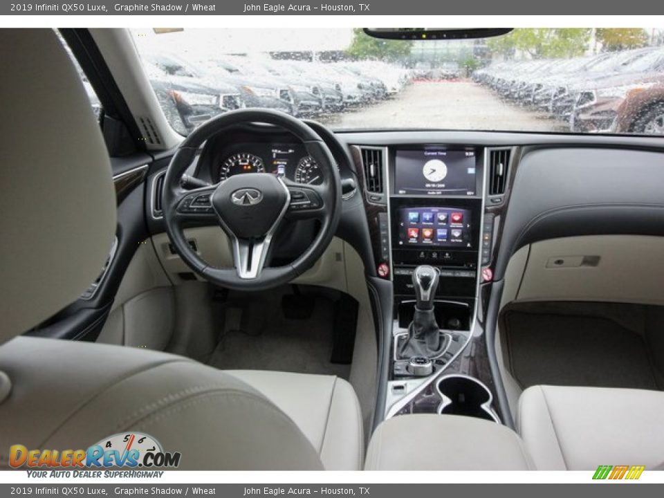 Dashboard of 2019 Infiniti QX50 Luxe Photo #27