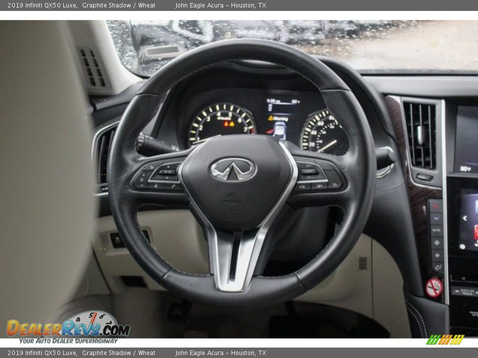 2019 Infiniti QX50 Luxe Steering Wheel Photo #28