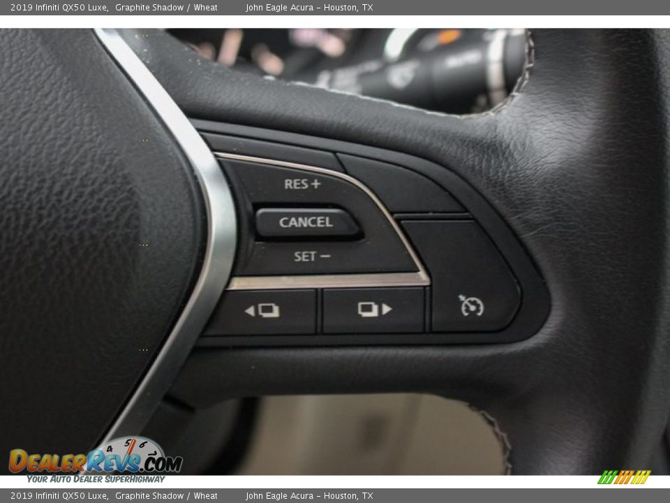 2019 Infiniti QX50 Luxe Steering Wheel Photo #35