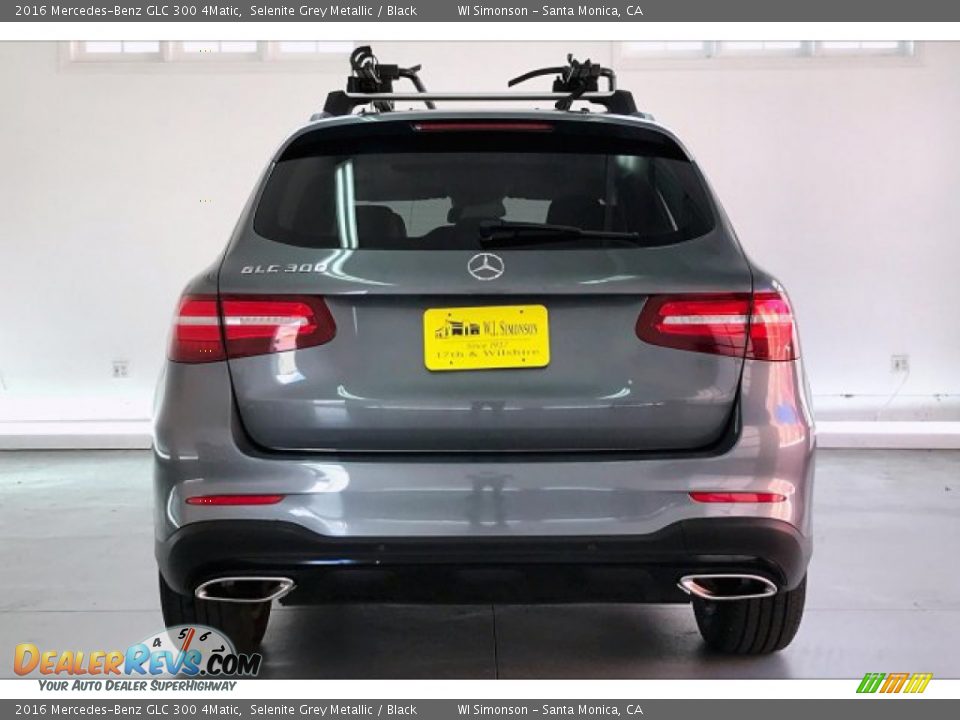 2016 Mercedes-Benz GLC 300 4Matic Selenite Grey Metallic / Black Photo #3