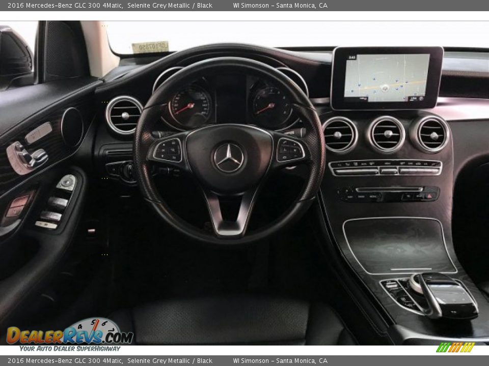 2016 Mercedes-Benz GLC 300 4Matic Selenite Grey Metallic / Black Photo #4