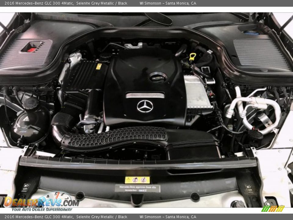 2016 Mercedes-Benz GLC 300 4Matic Selenite Grey Metallic / Black Photo #9