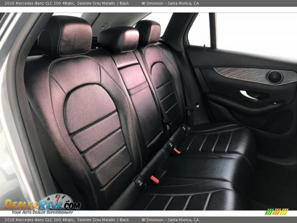 Rear Seat of 2016 Mercedes-Benz GLC 300 4Matic Photo #13