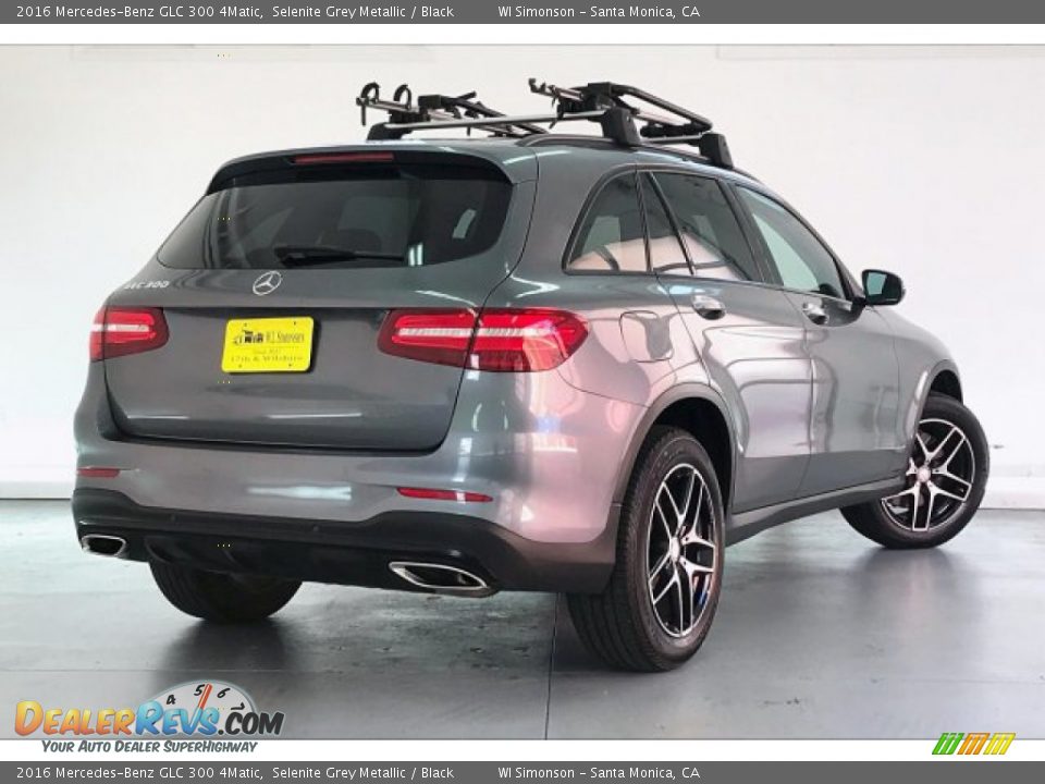 2016 Mercedes-Benz GLC 300 4Matic Selenite Grey Metallic / Black Photo #16