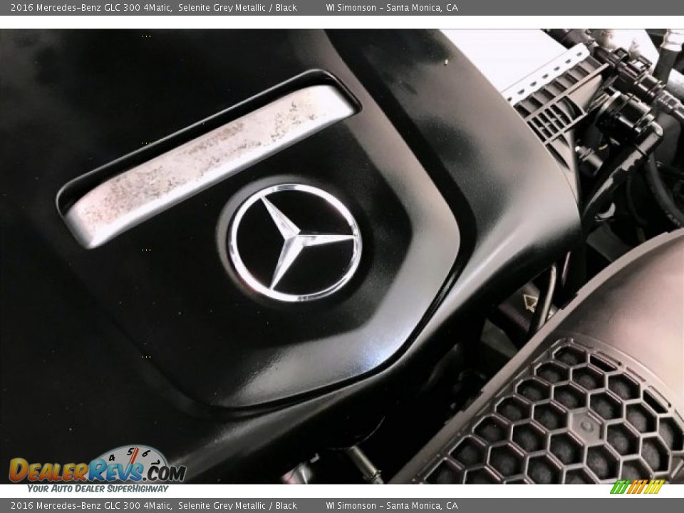2016 Mercedes-Benz GLC 300 4Matic Selenite Grey Metallic / Black Photo #31