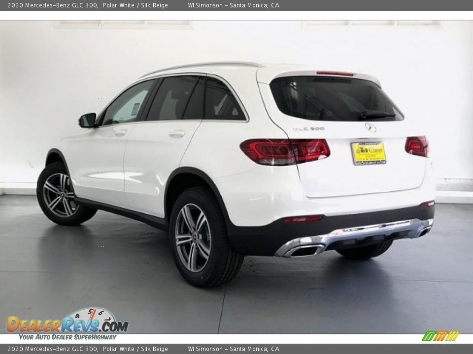 2020 Mercedes-Benz GLC 300 Polar White / Silk Beige Photo #2