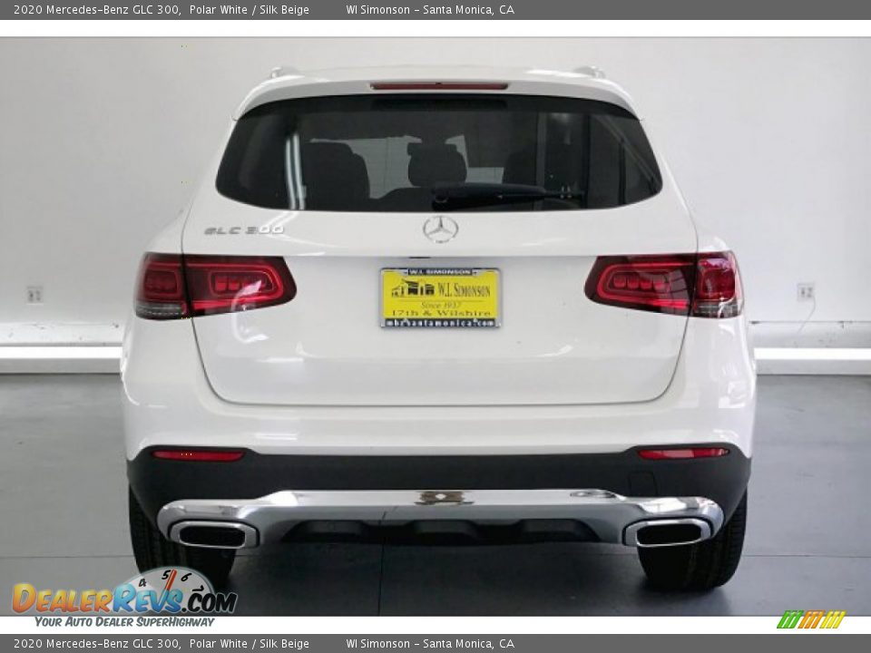 2020 Mercedes-Benz GLC 300 Polar White / Silk Beige Photo #3