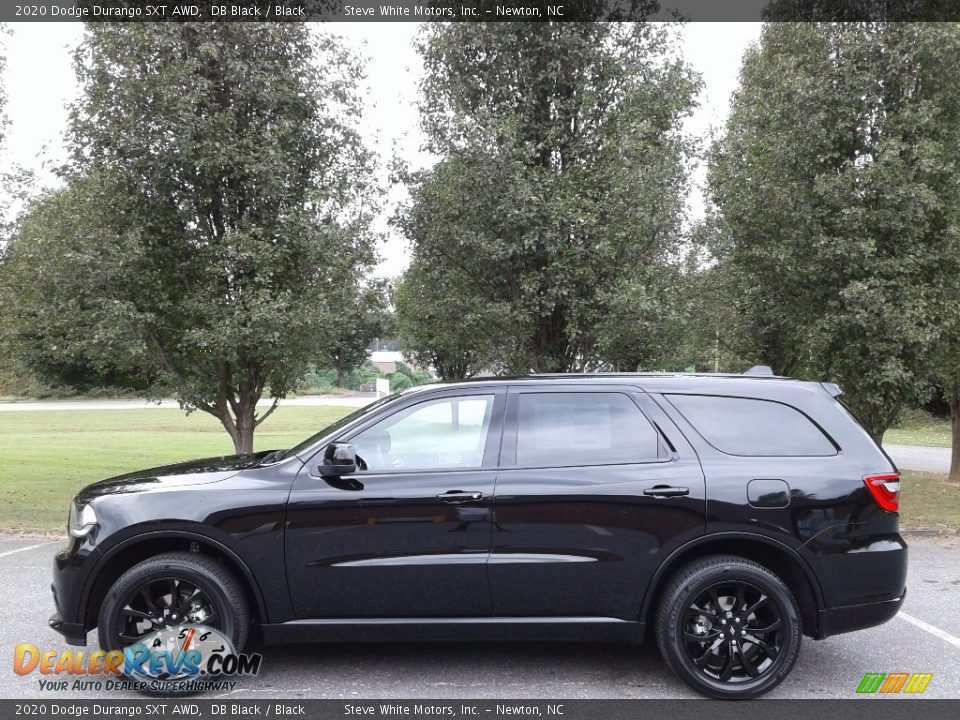 DB Black 2020 Dodge Durango SXT AWD Photo #1