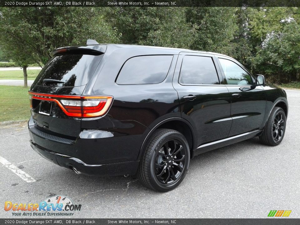 2020 Dodge Durango SXT AWD DB Black / Black Photo #6