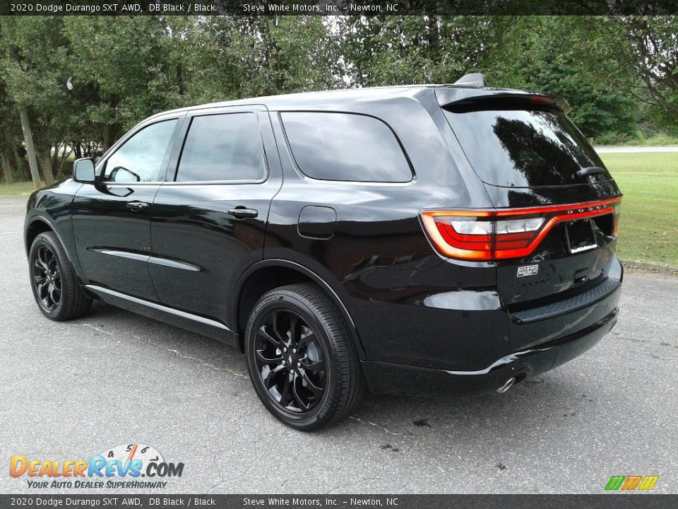 2020 Dodge Durango SXT AWD DB Black / Black Photo #8