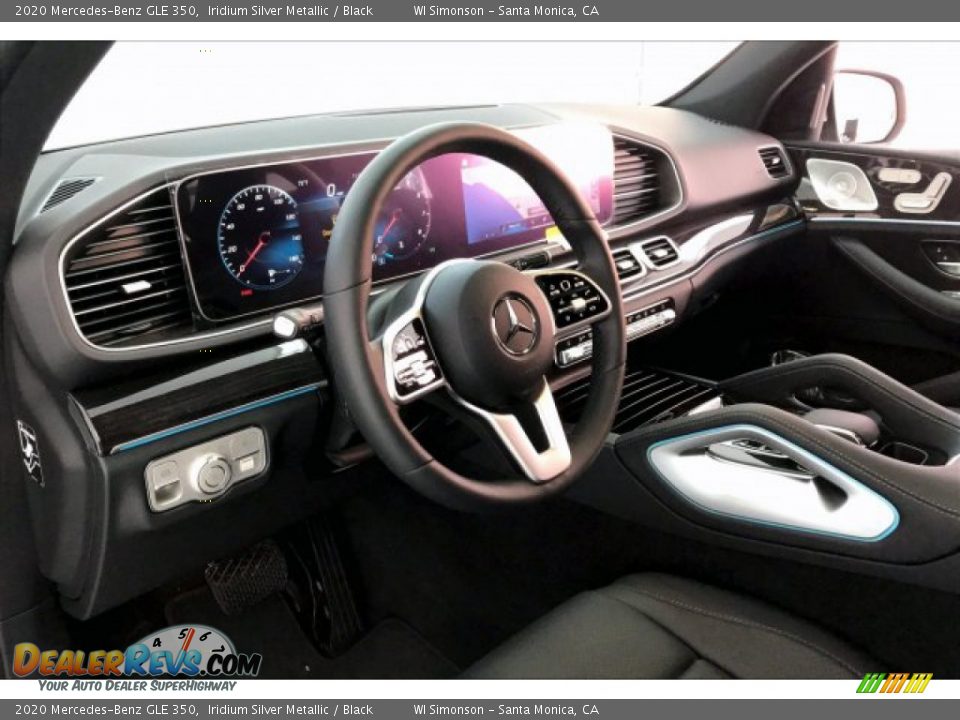 2020 Mercedes-Benz GLE 350 Iridium Silver Metallic / Black Photo #4