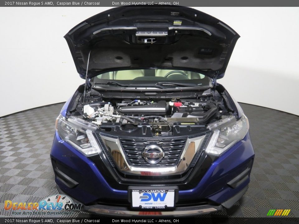 2017 Nissan Rogue S AWD Caspian Blue / Charcoal Photo #6