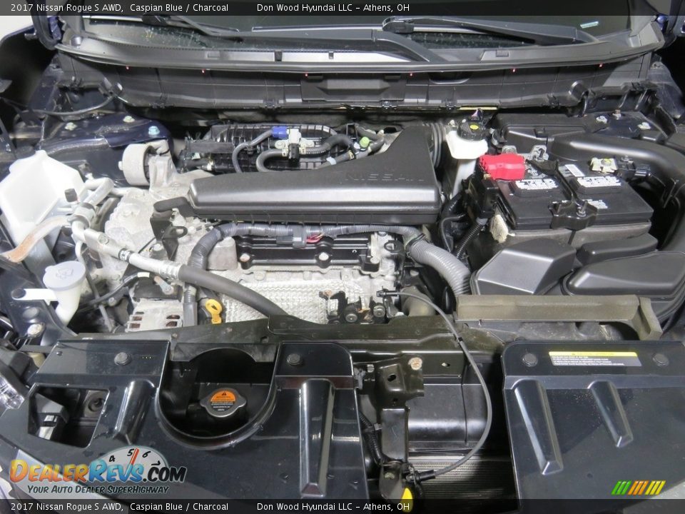 2017 Nissan Rogue S AWD Caspian Blue / Charcoal Photo #7