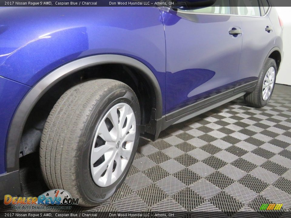 2017 Nissan Rogue S AWD Caspian Blue / Charcoal Photo #9