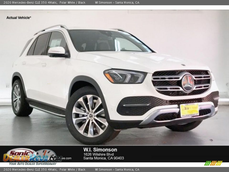 2020 Mercedes-Benz GLE 350 4Matic Polar White / Black Photo #1