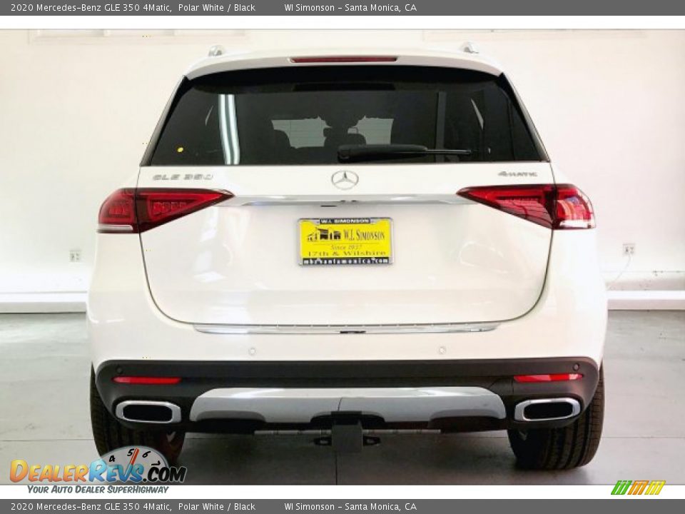 2020 Mercedes-Benz GLE 350 4Matic Polar White / Black Photo #3