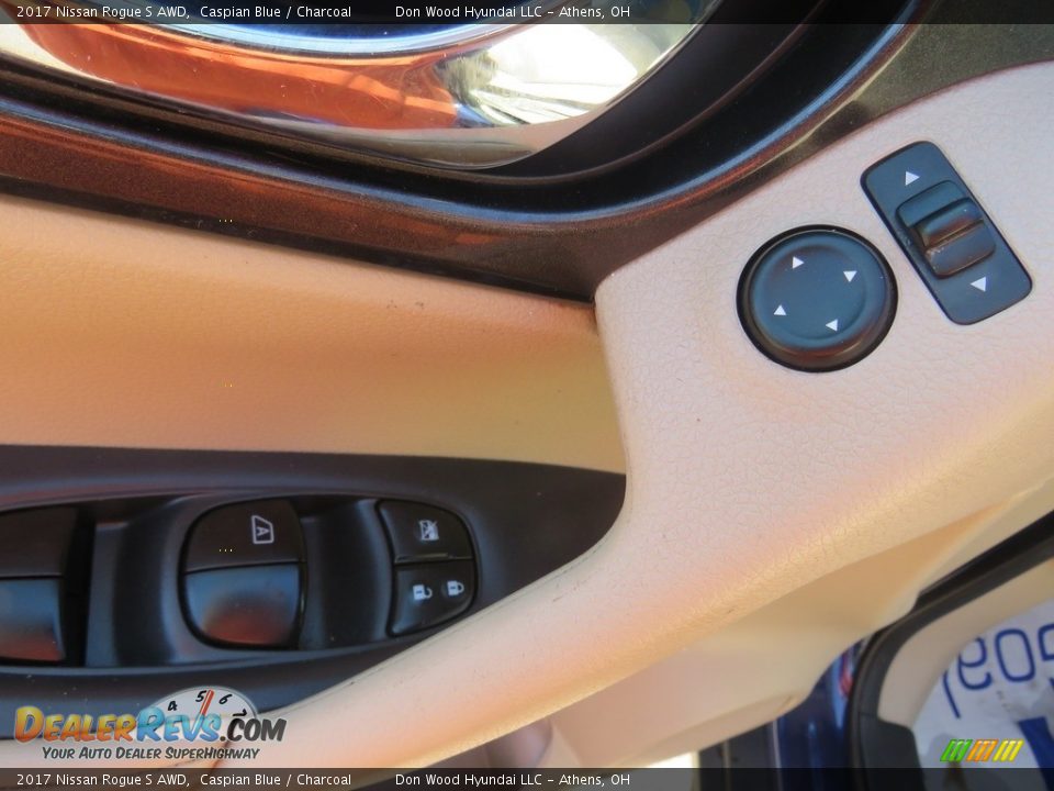 2017 Nissan Rogue S AWD Caspian Blue / Charcoal Photo #17