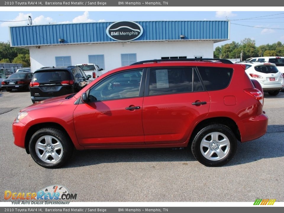 2010 Toyota RAV4 I4 Barcelona Red Metallic / Sand Beige Photo #2