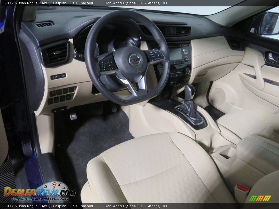 2017 Nissan Rogue S AWD Caspian Blue / Charcoal Photo #29