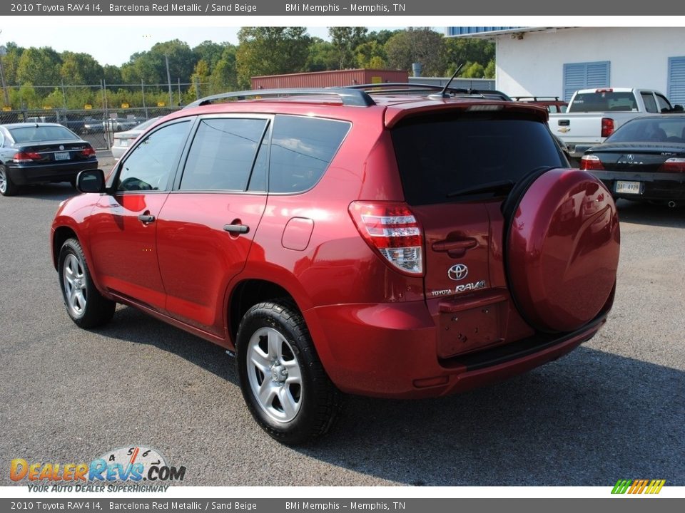 2010 Toyota RAV4 I4 Barcelona Red Metallic / Sand Beige Photo #3