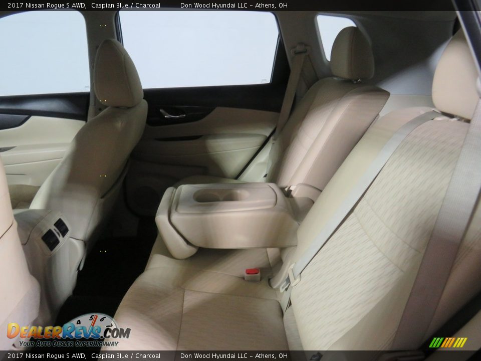 2017 Nissan Rogue S AWD Caspian Blue / Charcoal Photo #32