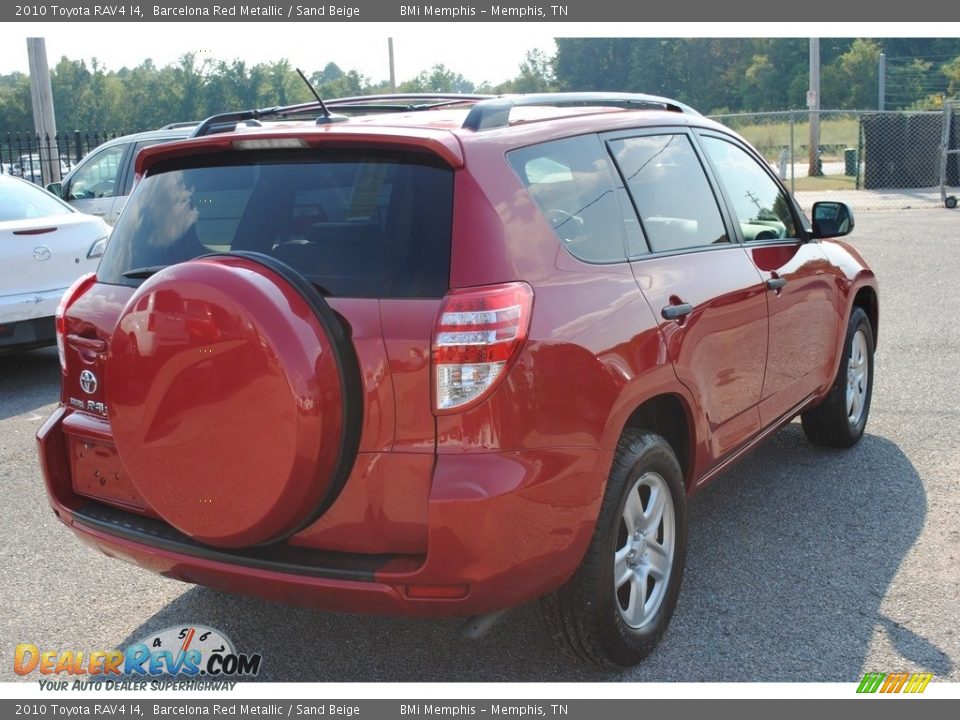 2010 Toyota RAV4 I4 Barcelona Red Metallic / Sand Beige Photo #5