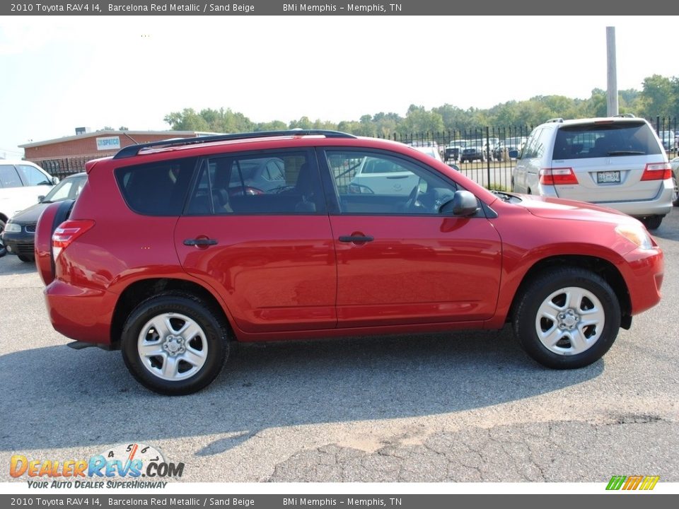 2010 Toyota RAV4 I4 Barcelona Red Metallic / Sand Beige Photo #6