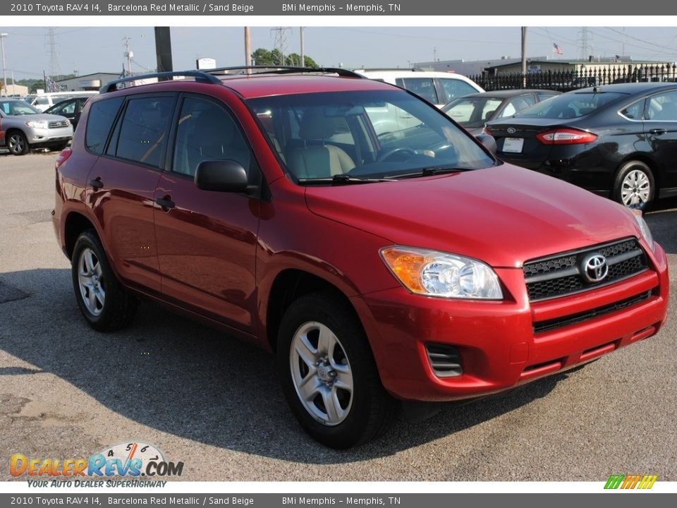 2010 Toyota RAV4 I4 Barcelona Red Metallic / Sand Beige Photo #7