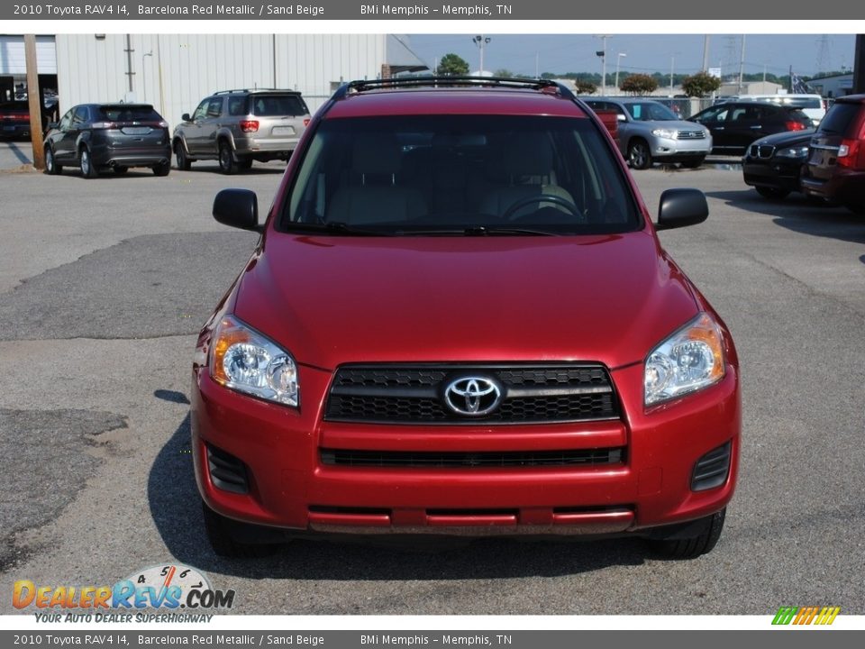 2010 Toyota RAV4 I4 Barcelona Red Metallic / Sand Beige Photo #8