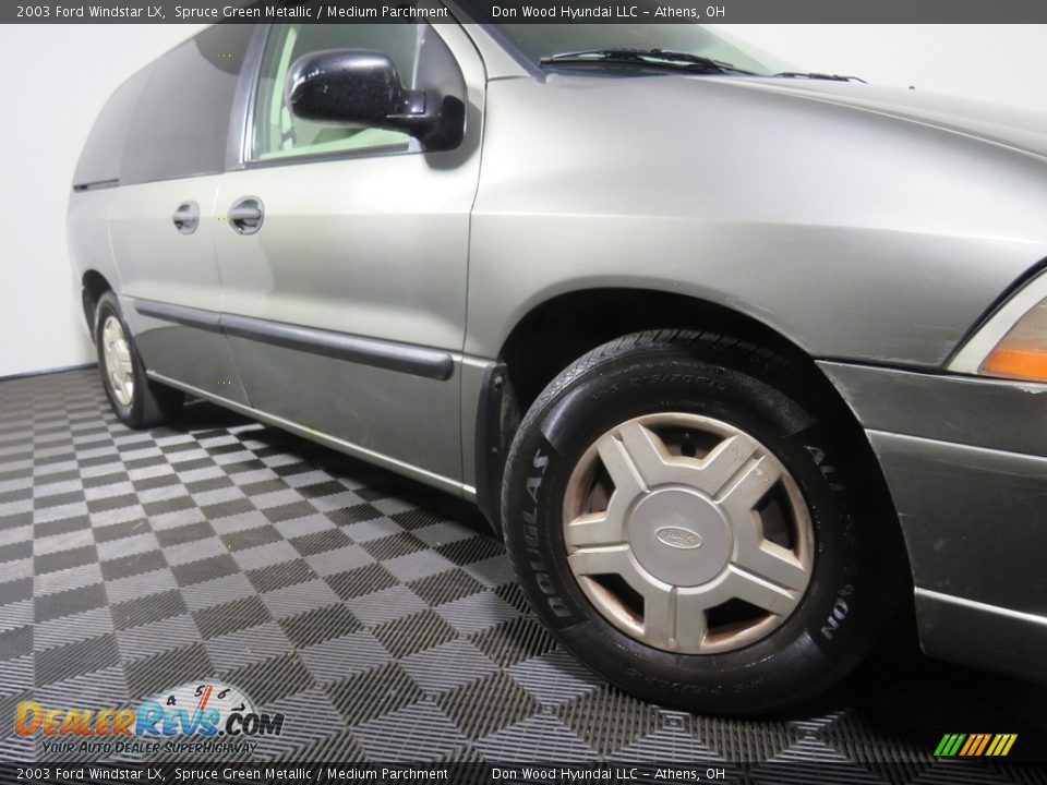 2003 Ford Windstar LX Spruce Green Metallic / Medium Parchment Photo #3