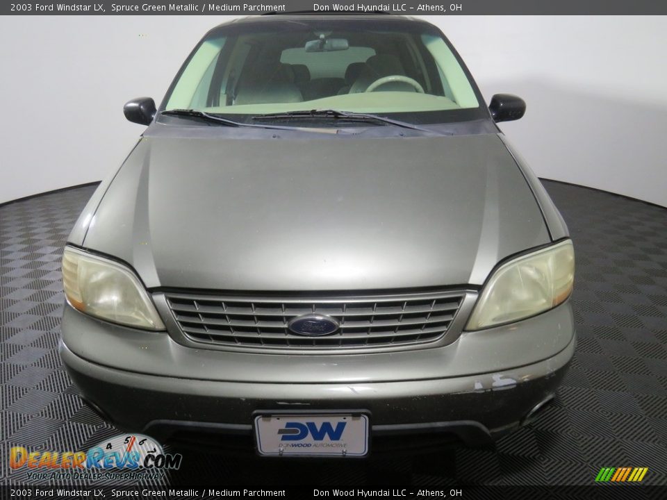 2003 Ford Windstar LX Spruce Green Metallic / Medium Parchment Photo #4