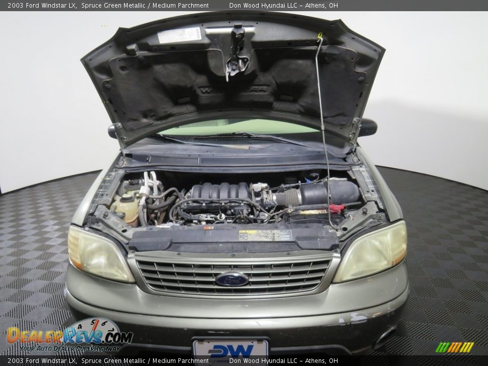 2003 Ford Windstar LX Spruce Green Metallic / Medium Parchment Photo #5