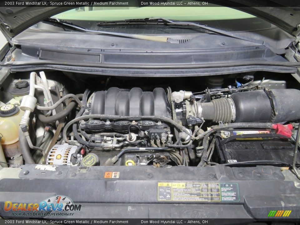 2003 Ford Windstar LX Spruce Green Metallic / Medium Parchment Photo #6