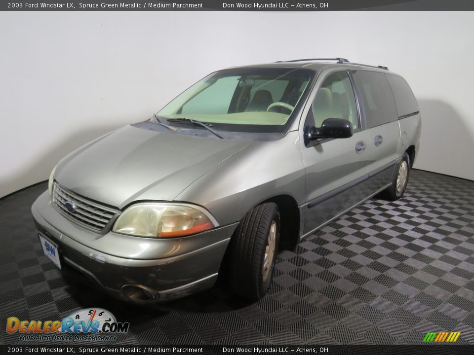 2003 Ford Windstar LX Spruce Green Metallic / Medium Parchment Photo #7