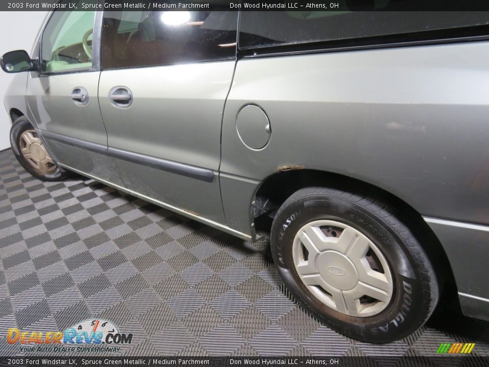 2003 Ford Windstar LX Spruce Green Metallic / Medium Parchment Photo #9