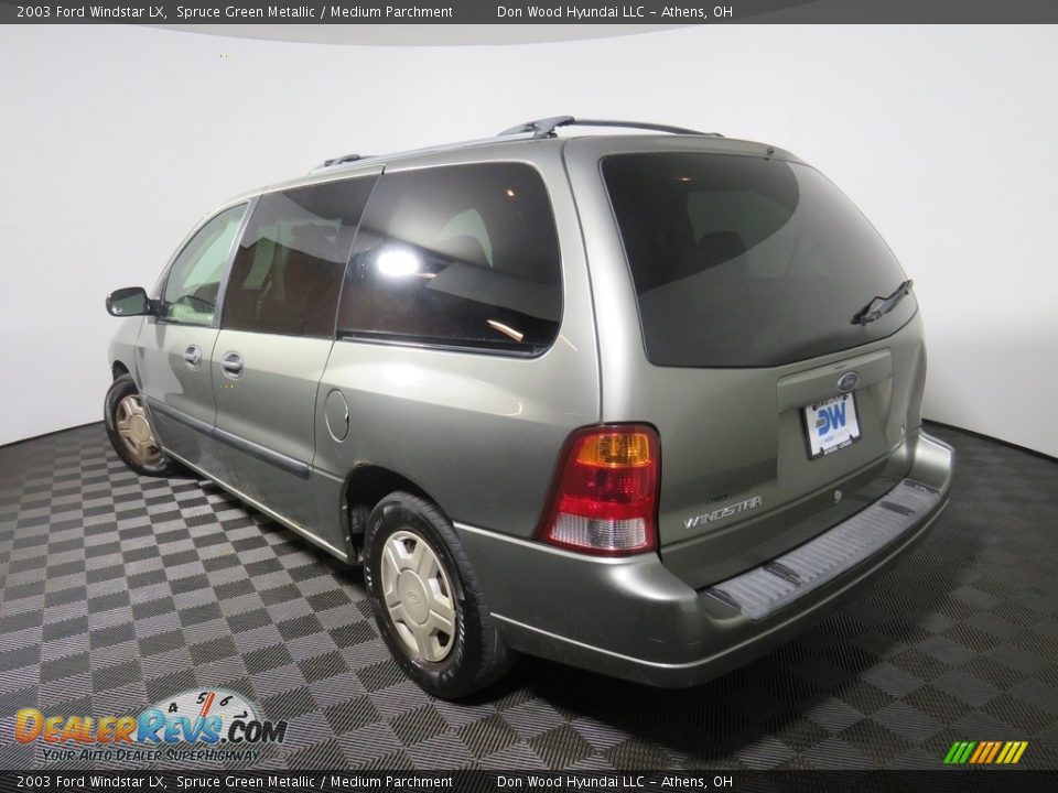 2003 Ford Windstar LX Spruce Green Metallic / Medium Parchment Photo #10