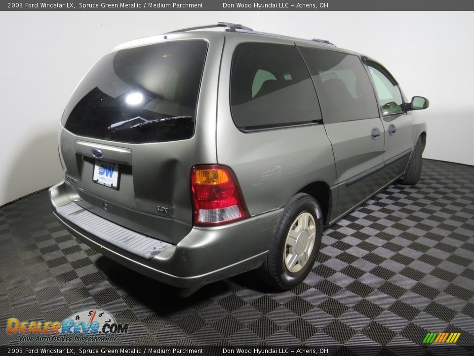 2003 Ford Windstar LX Spruce Green Metallic / Medium Parchment Photo #15